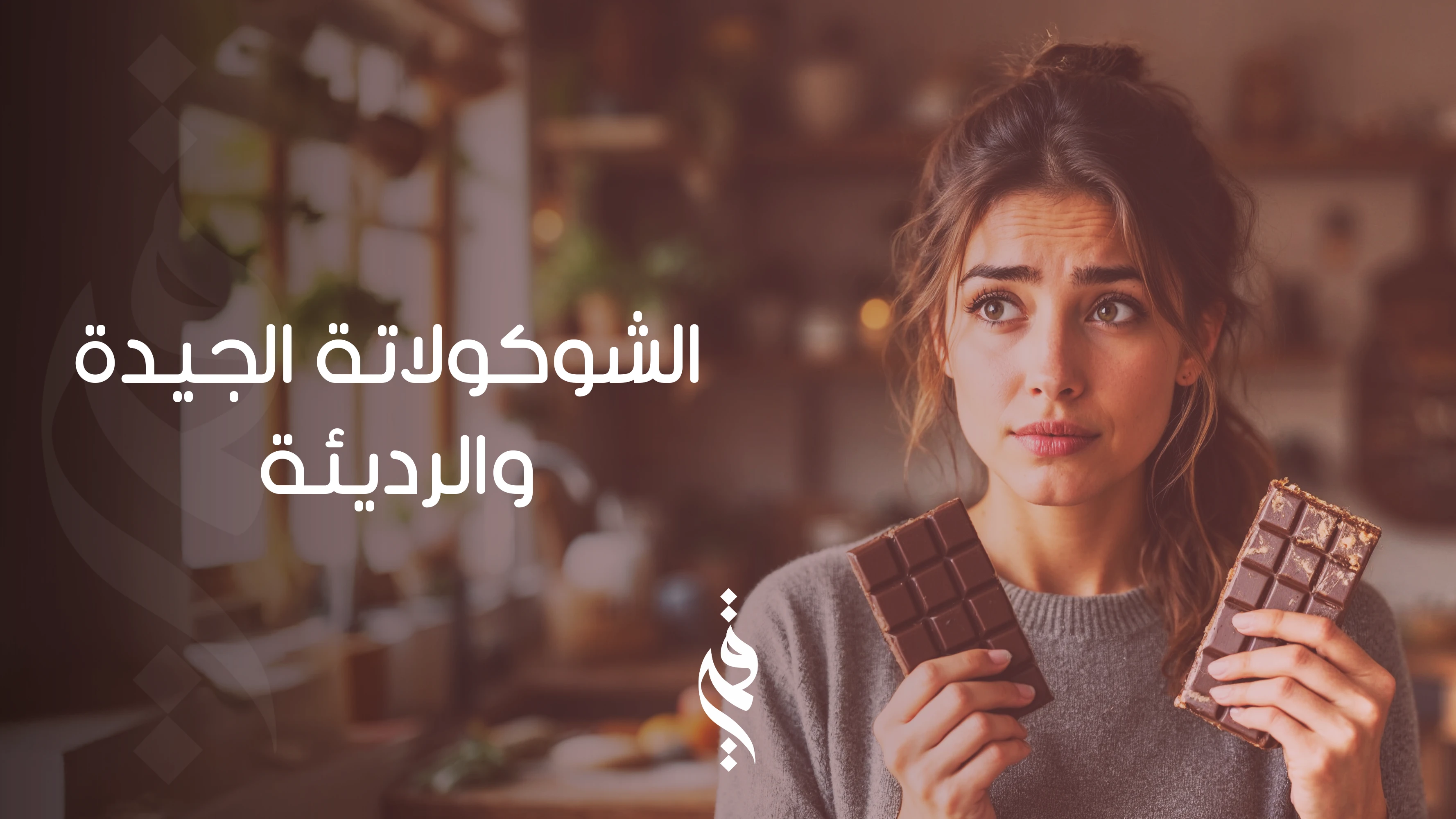 الشوكولاتة الجيدة والرديئة
